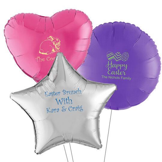Design Your Own Easter Mylar Balloons